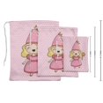 thumbnail image 3 of Darling Souvenir Pink Star & Fairy Birthday Party Supplies Favor Bags&nbsp;Drawstring Pouches&nbsp;15 Pieces, 3 of 5