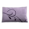 thumbnail image 1 of Ahgly Company Patterned Outdoor Rectangular Orchid Purple Lumbar Throw Pillow, 13 inch by 19 inch, 1 of 5