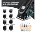 thumbnail image 2 of Máquina Para Cortar Cabello Profesional Cortadora De Pelo Maquinilla De Cortar El Pelo Inalámbrica Para Hombre Con Pantalla Led Kit De Recortadora De Pelo Recargable Para Uso Doméstico, 2 of 4