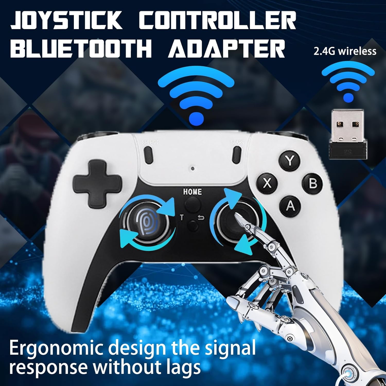 2025 New Generation 4k HD HDMI Plug & Play Tv Video Retro Gaming Stick, Built In 75,000+ Games With 18 Emulators, Support 23 Languages, for All TVs (64GB)