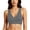 Gray, variant on Bras for Women No Show Smooth Wirefree T-Shirt Bra Stretchy Microfiber Everyday Comfort Lingerie M-2XL