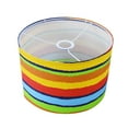 thumbnail image 3 of Pantalla de tela de estilo Retro, accesorios de iluminación, lámpara colgante, pantalla de tambor, pantalla para salón de té, cafetería, r, sala d 300 mm x 200 mm, 3 of 8