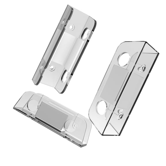 Adjustable Acrylic Laptop Holder For Wall Desk Mounting Toolless Installation Ergonomic Computer Stand Space Savers