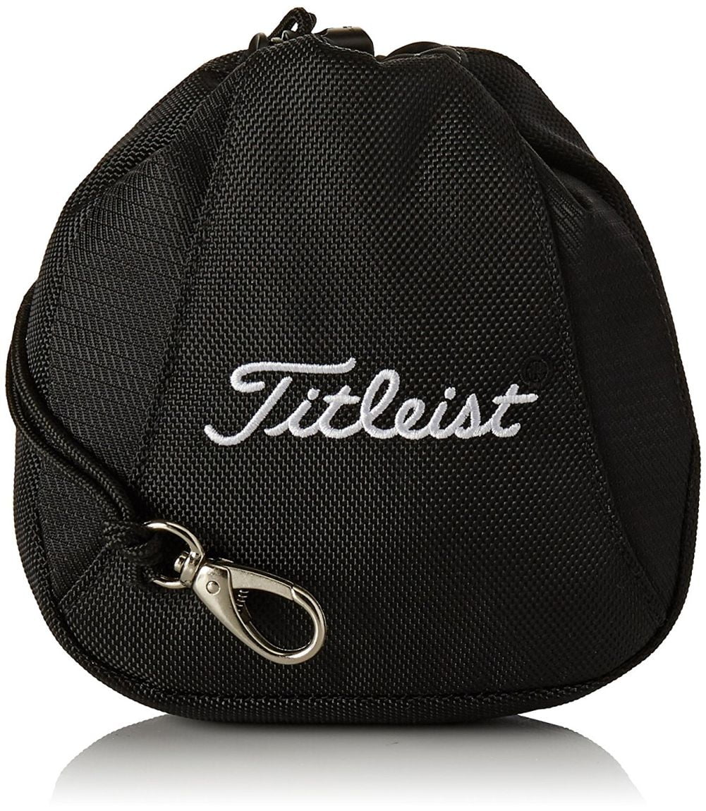 Titleist Essentials Valuables Pouch (Black, 6" x 7", 2016) Golf NEW