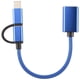 thumbnail image 2 of 2X Cable Adaptador 2 en 1 USB 3.0 OTG Type-C Micro-USB una USB 3.0 Convertidor de Interfaz para Línea de Cable de Carga de Teléfono Celular - Azul, 2 of 5