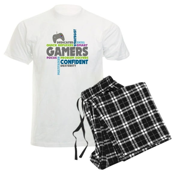 CafePress - Gamers Pajamas - Men's Light Loose Fit Cotton Pajama Set