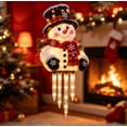 thumbnail image 5 of Christmas Porch Railing Lights, Snowman Christmas Banister Light Multiple Lighting Modes Indoor Outdoor Holiday Decor, 5 of 5