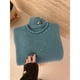 thumbnail image 5 of Solid Color Sequin Decoration Knitted Sweater for Women's Autumn Winter Lazy Style Loose Casual Temperament Pullover Sweater Top, 5 of 5