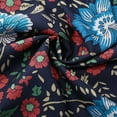 thumbnail image 5 of Abomasnow Women's Plus Size Skirts Elastic High Waisted Casual Skirt Summer Boho Floral Tiered Midi Skirts Navy XXXL, 5 of 6