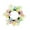 #2, variant on 2Pack Easter Egg Candle Rings Wreaths Big Four Leaf Clover Candle Rings Artificial Easter Egg Candle Holder Mini Wreaths 3.54" Diameter for Easter Spring Holiday Home Kitchen Table Centerpiece