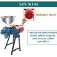 thumbnail image 4 of 2200W Electric Grain Mill Grinder with Funnel, Adjustable Output Thickness 220V  & Home Corn Grinder Machine for Rice, Cereals, Spices, Red Beans Feed Mill (Dry Food), 4 of 18