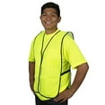 thumbnail image 4 of 10-Pack of Cordova V101 General Purpose, Type O, Non-Rated, Lime Mesh Vest, Hook & Loop Closure, No Reflective Tape, One Size Fits Most, 4 of 5