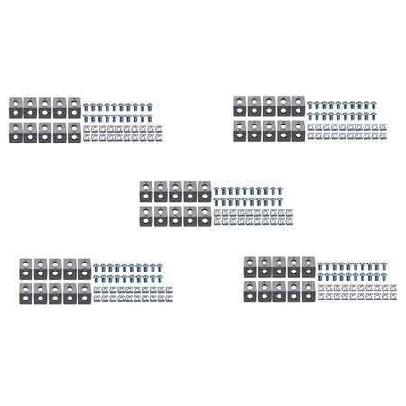

250Pcs Corner Bracket 2020 Series Aluminum Connector Set for 6mm Slot Aluminum Accessories