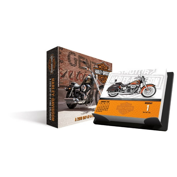 Harley Davidson 2018 Day at a Time Box Calendar