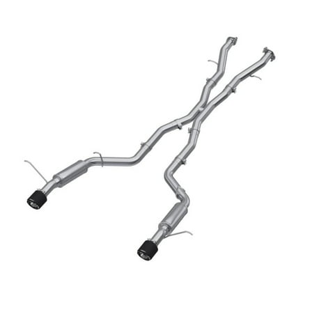 MBRP 3" Dual Rear Exit Exhaust for 18-25 Dodge Durango SRT 6.2L 6.4L Carbon Tips