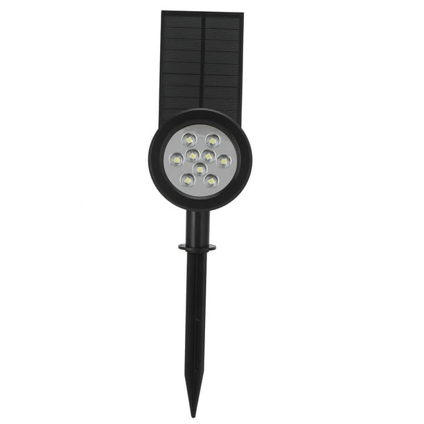 Focos solares, 9 LED Chips Focos solares Iluminación exterior Decoración de jardín Alta capacidad Jadeshay A