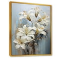 thumbnail image 2 of Designart "Serenade Of Dreamy Lilies I" Lilies Floater Framed Canvas Prints, 2 of 5