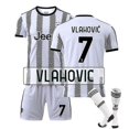 thumbnail image 1 of Nueva Temporada 22-23 Juventus Home Niños Adultos Fútbol Soccer Jersey Trainin Jersey Suit-VLAHOVIC 7-Kids 16(90-100CM) BmatwkZeng Bmatwk Jersey, 1 of 2