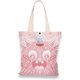 thumbnail image 1 of Bonita bolsa de mano de terciopelo con estampado gráfico estético, reutilizable, ideal para la compra, ideal para la escuela o para libros, regalo para mujer., 1 of 5