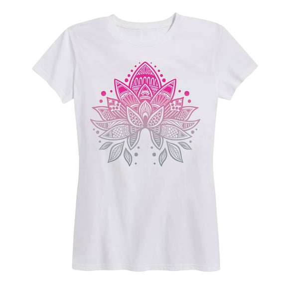 Instant Message - Mandala Yoga Design - Women's Short Sleeve Graphic T-Shirt