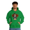 thumbnail image 6 of Hipster Boxer Dog Graphic Hoodie Sweatshirt, Sizes S-5XL, 6 of 9