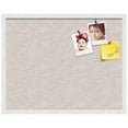 thumbnail image 2 of PinPix 28x22 Custom Cork Bulletin Board Peach White Poster Board Has a Fabric Style Canvas Finish, Framed in Peach White, by ArtToFrames (PinPix-1874), 2 of 5
