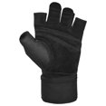 thumbnail image 2 of Harbinger Pro Wristwrap Gloves Unisex Large Black, 2 of 7