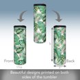 thumbnail image 5 of Highland Home "Tropical Leaves" 17 oz. Double Wall Stainless Steel Tumbler w/Lid, 5 of 6