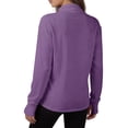 thumbnail image 4 of Women's UPF 50+ Lightweight Athletic Jacket Sun Protection Full Zip Long Sleeve Shirts with Thumb Hole Hiking Outdoor, 4 of 6