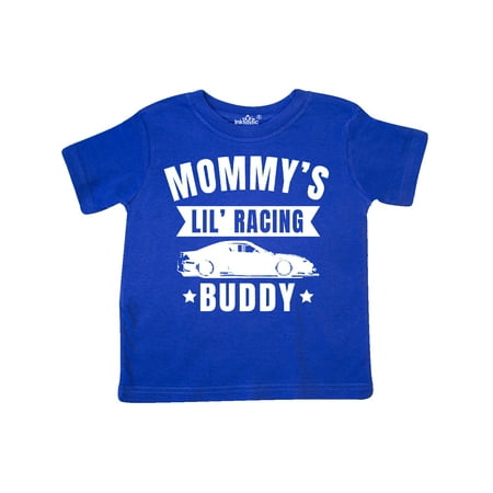 

Inktastic Mommys Lil Racing Buddy Gift Toddler Boy or Toddler Girl T-Shirt