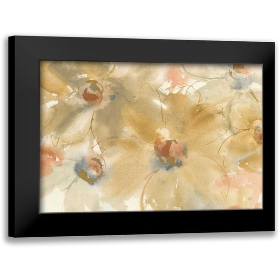 Paschke, Chris 14x11 Black Modern Framed Museum Art Print Titled - Neutral Blooms