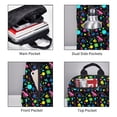 thumbnail image 4 of Xecao Geometric 1980s Styled print Backpack For women men Aesthetic Lightweight Travel Daypack Simple Cute Backpack For Bookbag, 4 of 7