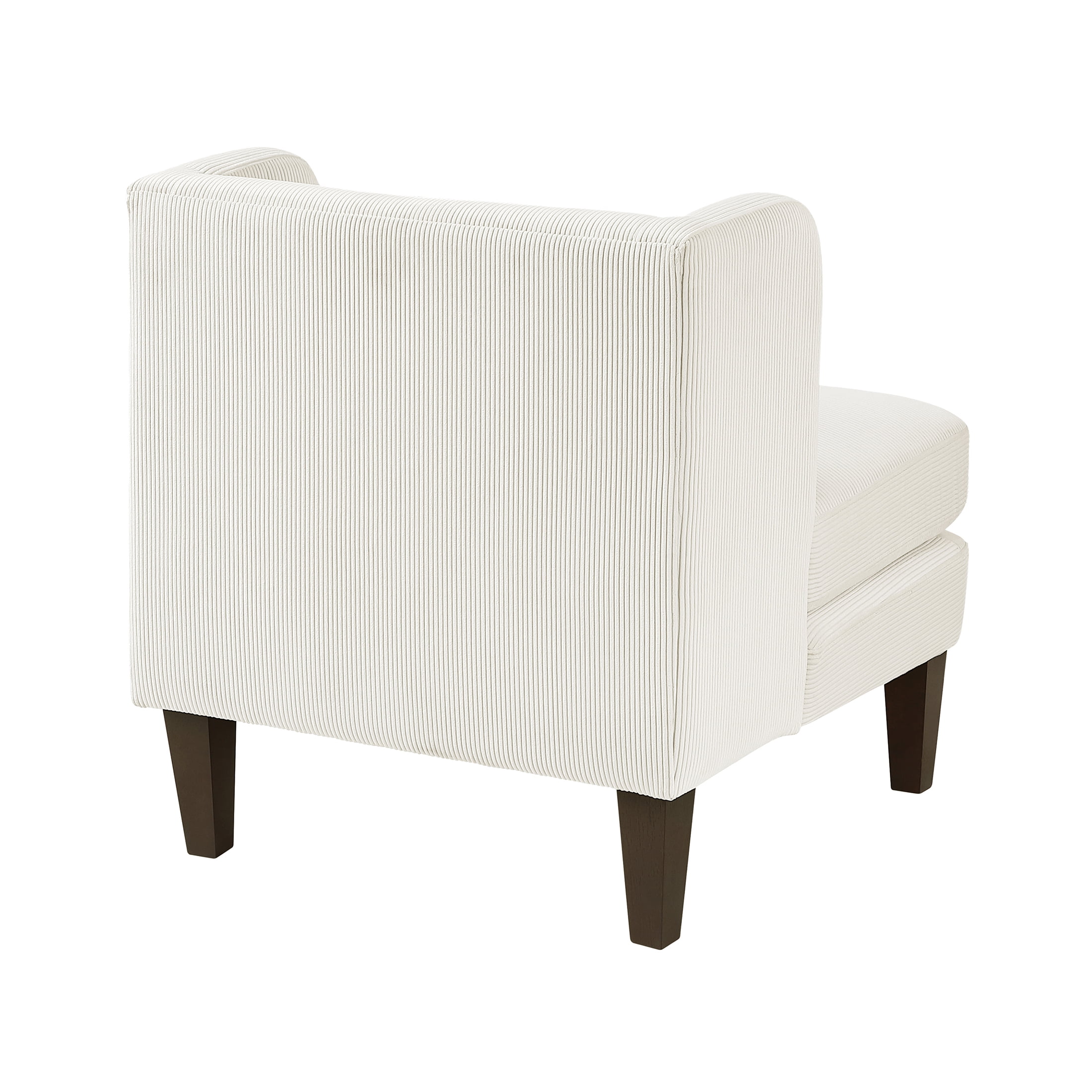 OakvillePark Terncliffe Corduroy Accent Chair with Pillow, Beige