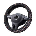 thumbnail image 4 of Disketp Mushroom Doodle Elastic Microfiber Steering Wheel Cover for Truck,SUV,Cars,Universal 15 inch,Anti-Slip, 4 of 8