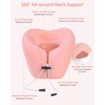 thumbnail image 7 of 2-in-1 Travel Pillow, U-Shape Neck & Head Support Pillow, Napping Pillow Relax Arms, Ergonomic Memory Foam Neck Pillow for Airplane, Car, Train, Bus and Home Use, 7 of 7