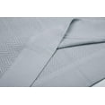 thumbnail image 3 of Threadmill Home Linen Cotton Herringbone Thermal Blanket, Twin Size Bed, 68x92 in., Scottish Grey, 3 of 9