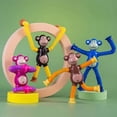 thumbnail image 4 of Stretchy Suction Cup Monkey Toy Versatile Shape Shifting Tube Glow In The Dark Stress Reliever & Unique Decompression Gadget, 4 of 7