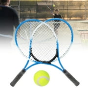 Tennis Rackets for Kids, 21 Inch Junior Tennis Racket Set, Includes 2 Rackets + 1 Tennis Ball + 1 Handbag
