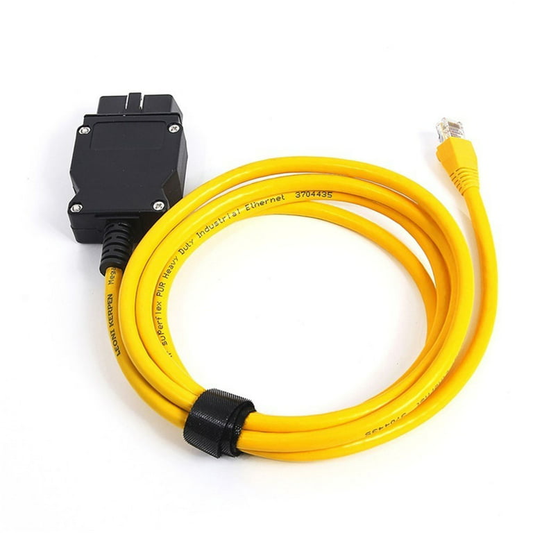 10pcs/Lot Professional Ethernet to OBD 16Pin Interface Cable F-Series for  BMW ENET ICOM Coding Connector Cable - AliExpress