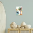 thumbnail image 3 of Stupell Industries Splashed Palm Trees Botanical & Floral Painting Unframed Art Print Wall Art, 10 x 15, 3 of 8