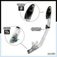 thumbnail image 2 of Dolfino Pro Gemini Adult Mask and Snorkel Combo - Silver, 2 of 6