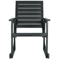 thumbnail image 3 of SAFAVIEH Alexei Solid Acacia Indoor/Outdoor Patio Rocking Chair, Dark Slate Grey, 3 of 6