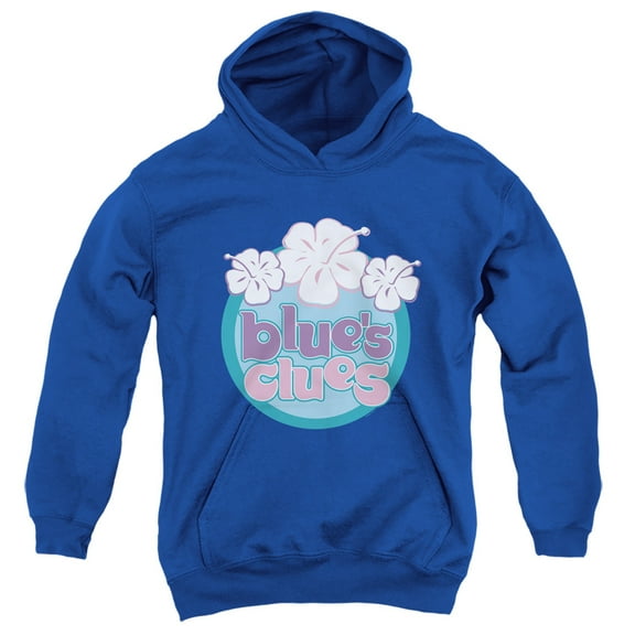 Blue's Clues (Classic) Hawaiian Flowers Unisex Youth Pull-Over Hoodie