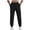 Noir, variante sur cllios Pantalon Cargo Ajusté pour Hommes en Coton Décontracté Pantalon Fuselé Multi-Poches Ajusté Taille Élastique Jogger