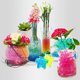 thumbnail image 4 of Perlas de agua, 3000 piezas de perlas de relleno de jarrón, piedras preciosas, perlas de gel de agua, perlas de cristal en crecimiento, decoración de centro de mesa de boda Xemadio LKX-0137-1, 4 of 5
