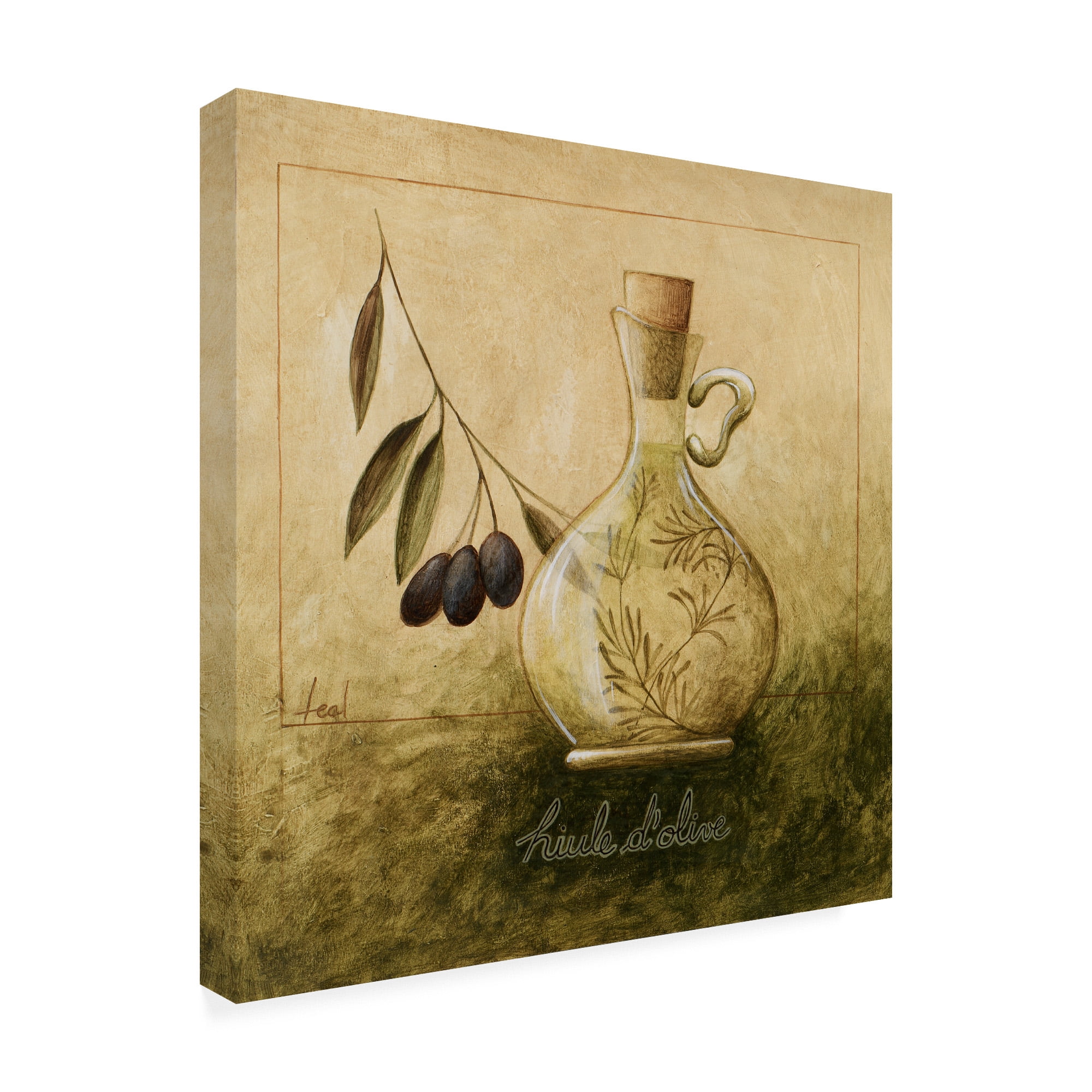 Trademark Fine Art 'Olive Oil Branches 2' Canvas Art by Pablo Esteban