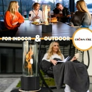 Tornado Tabletop Firepit Portable Fire Round Metal Firepits For Home Decor