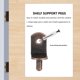 thumbnail image 3 of LOLIPPYY 50Ud Pines De Soporte L Para Estantes De Gabinete Color Marrón Claro Para Uso Doméstico Resistentes, 3 of 5