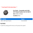 thumbnail image 2 of Fan Clutch - Compatible with 2005 - 2015 Toyota Tacoma 4.0L V6 1GR-FE 2006 2007 2008 2009 2010 2011 2012 2013 2014, 2 of 2