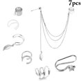 thumbnail image 2 of Manchons d'Oreille Décoratifs Boucles d'Oreilles en Alliage pour Cartilage Boucles d'Oreilles Non Percées pour Femmes, 2 of 10
